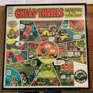 Big Brother and The Holding Company “Cheap Thrills” Album cover only.